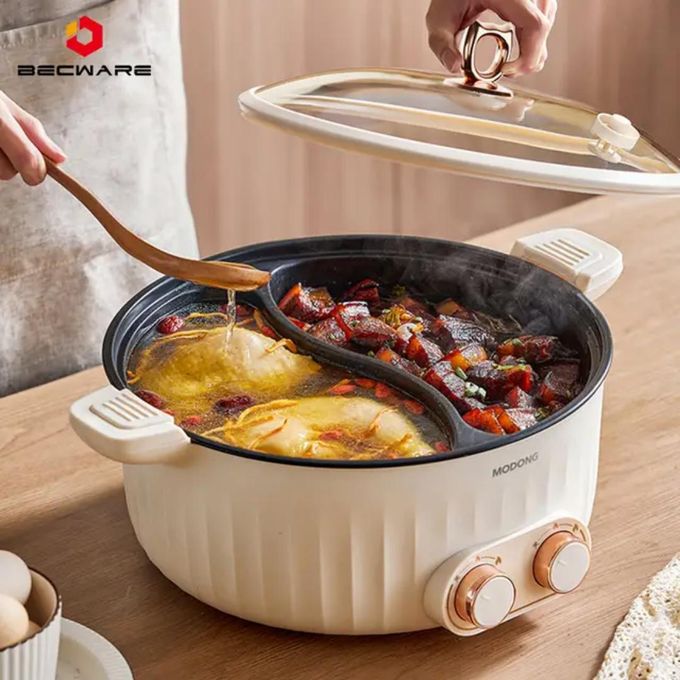 Electric partioned cooker 6L