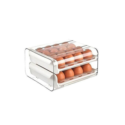 2-Tier Large Capacity Drawer-Type Egg Storage Box