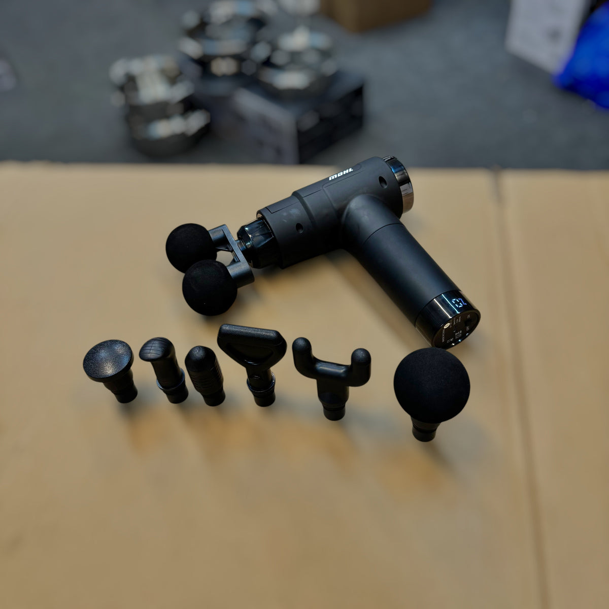 MDHL Double Head Deep Tissue Percussion Massage Gun (Model: MD-8121)