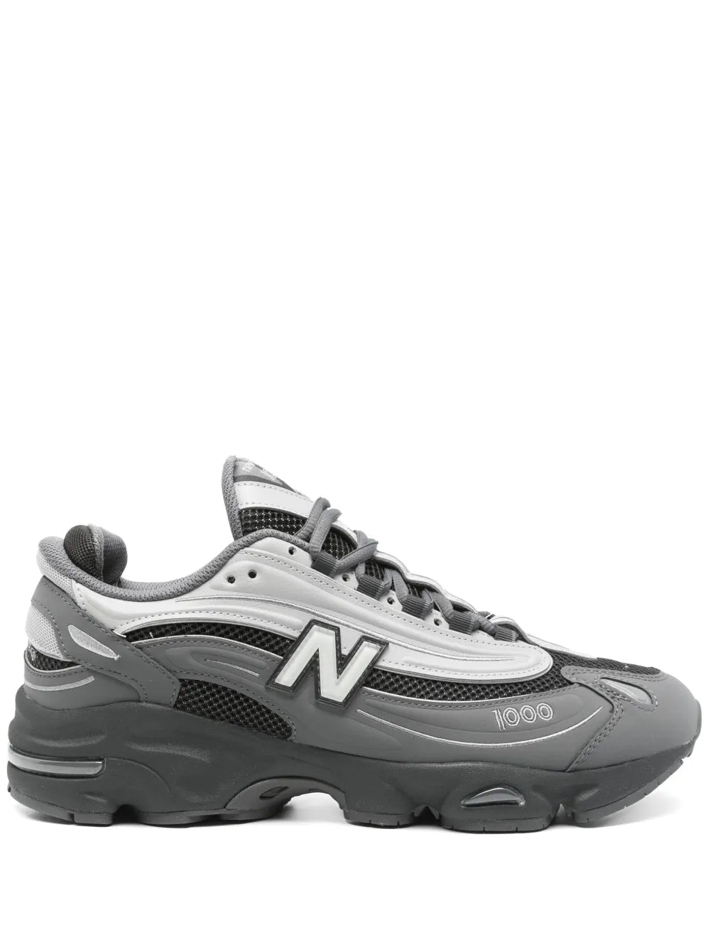 New Balance 1000 — Pink & Metallic Silver