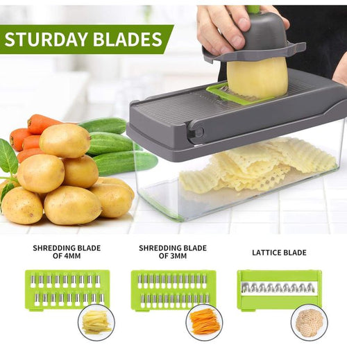 12-in-1 Professional Vegetable Chopper and Slicer