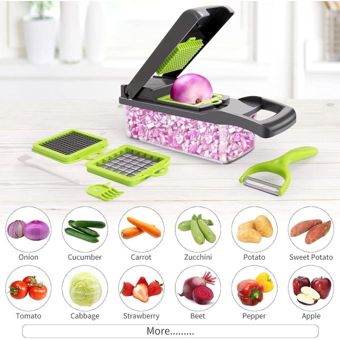 12-in-1 Professional Vegetable Chopper and Slicer