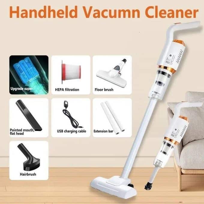 Ultra-Lightweight Cordless Stick Vacuum – Powerful Handheld & Floor Cleaner