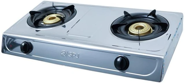 SPJ 2-Burner Stainless Steel Gas Cooktop