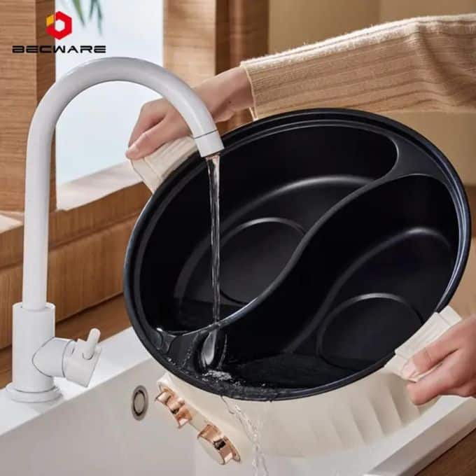 Electric partioned cooker 6L