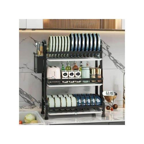 3-layer Kitchen Rack - Black