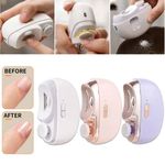 3 in 1 Automatic Electric Nail Clipper with Polishing, 2025 Electric Nail Trimmer, Upgrade Two-Speed Adjustment Electric Toe Nail Clippers Nail Cutter with Light for Baby Adult and Seniors