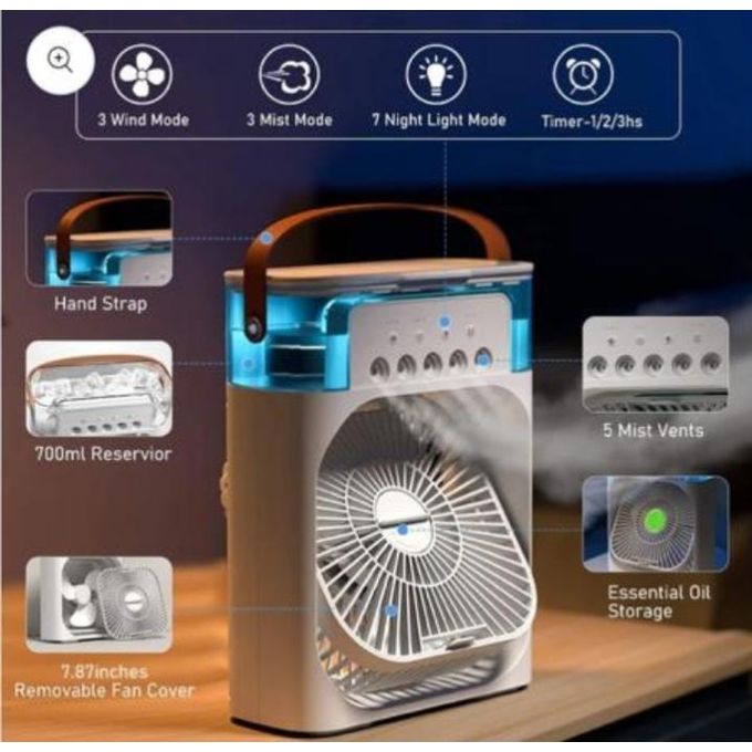 Portable evaporative air cooler ( fan)