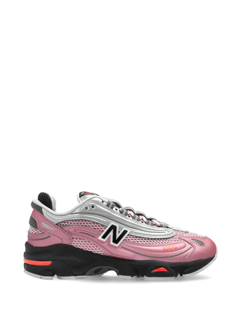 New Balance 1000 — Pink & Metallic Silver