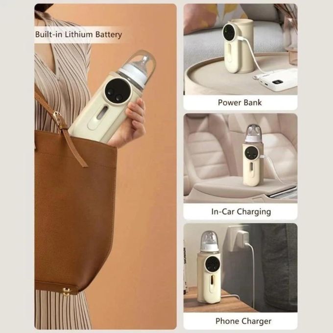 Smart Portable USB Rechargeable Baby Bottle Warmer