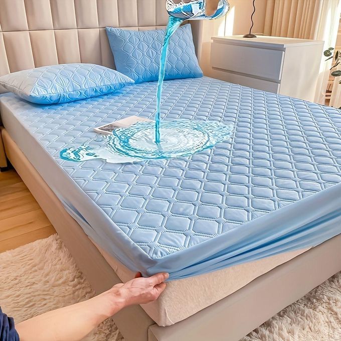 Premium Waterproof Quilted Mattress Protector Set