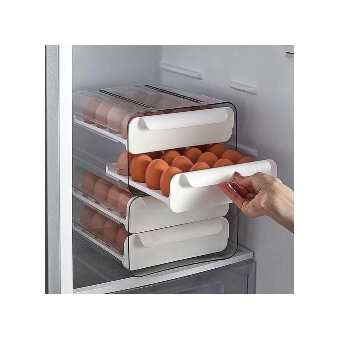 2-Tier Large Capacity Drawer-Type Egg Storage Box