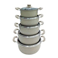7-Piece Premium Granite Non-Stick Cookware Set
