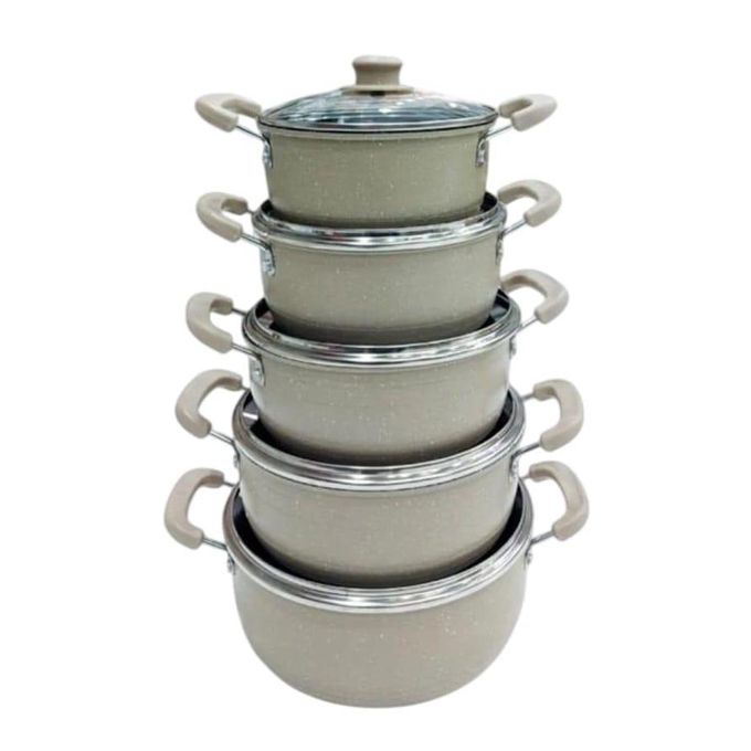7-Piece Premium Granite Non-Stick Cookware Set