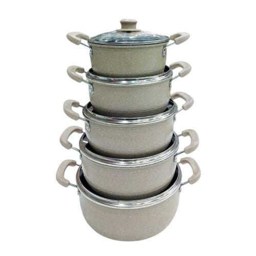 7-Piece Premium Granite Non-Stick Cookware Set