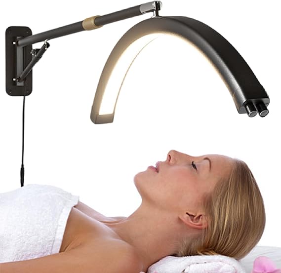 Wall-Mounted Half-Moon LED Esthetician & Lash Light