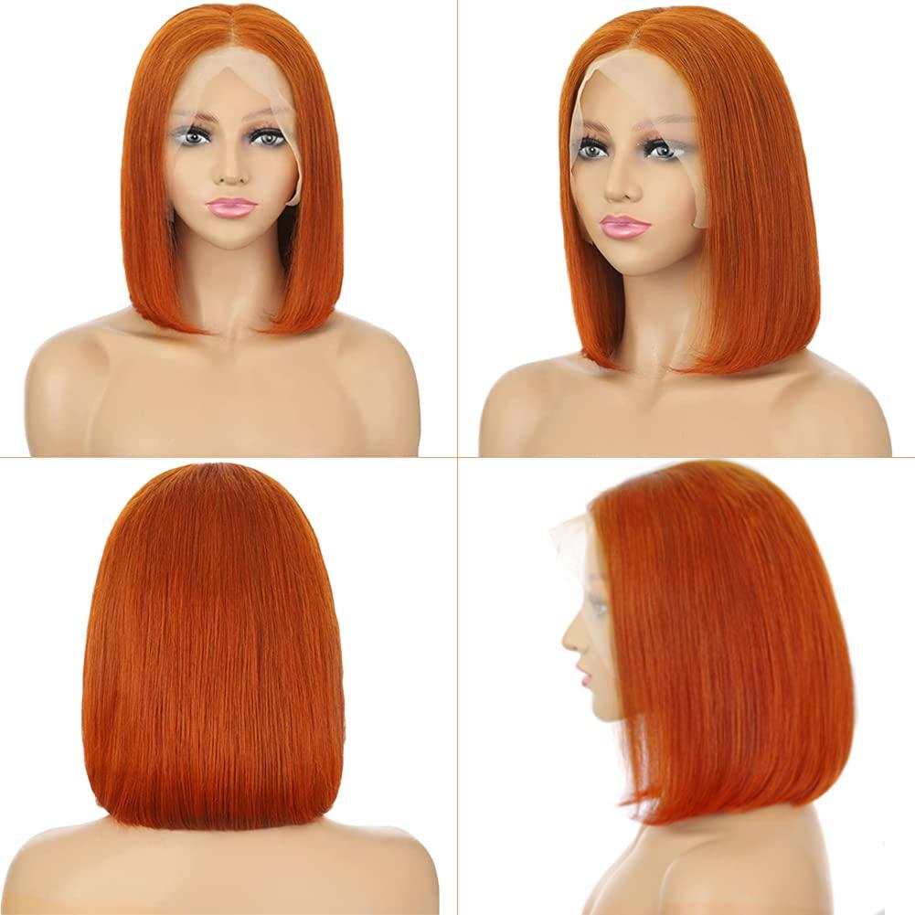Copper Sunset Precision Bob – HD Lace Front Unit