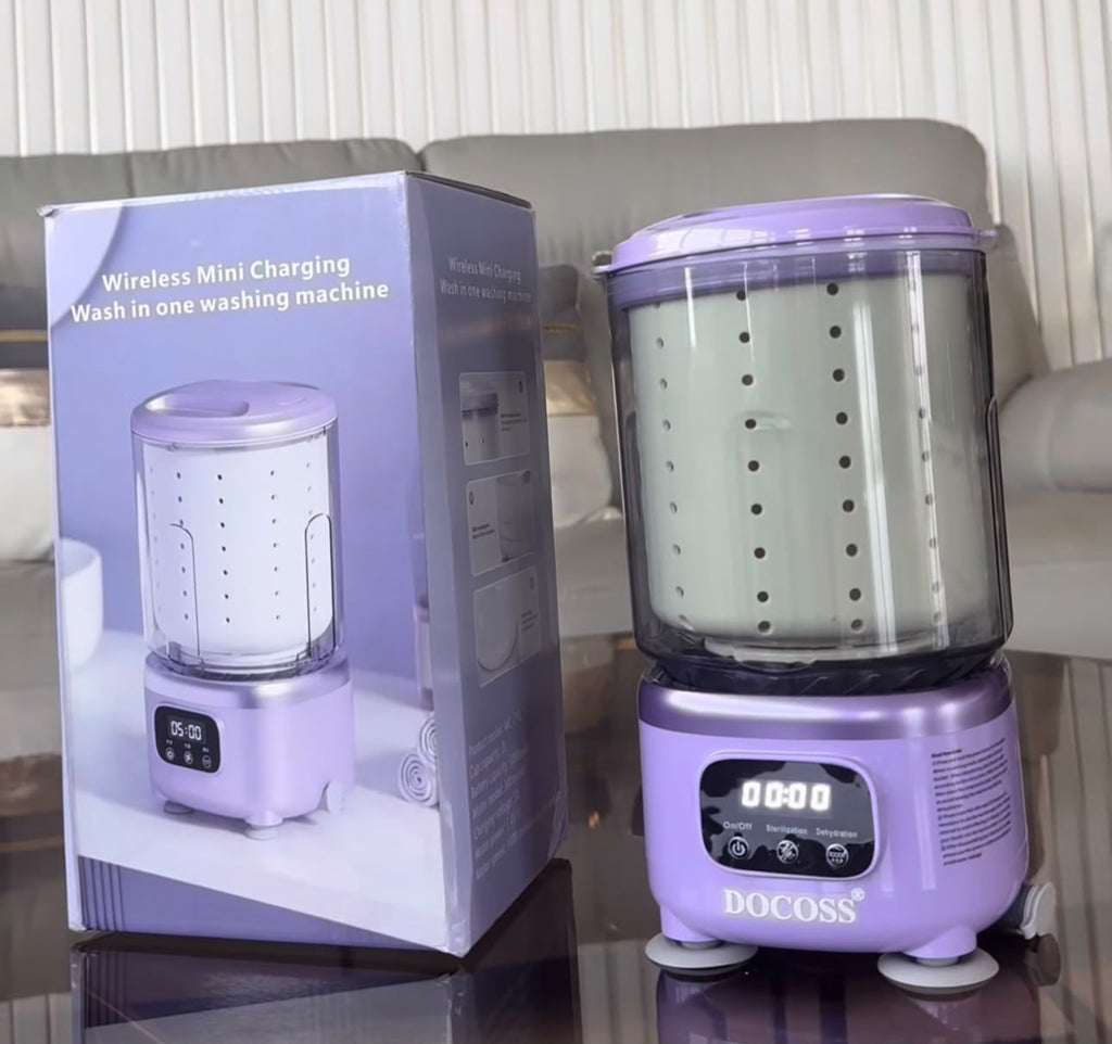 Docoss Wireless Mini Charging Wash-in-One Washing Machine