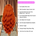 Ginger Copper Radiance – HD Lace Frontal Body Wave Unit