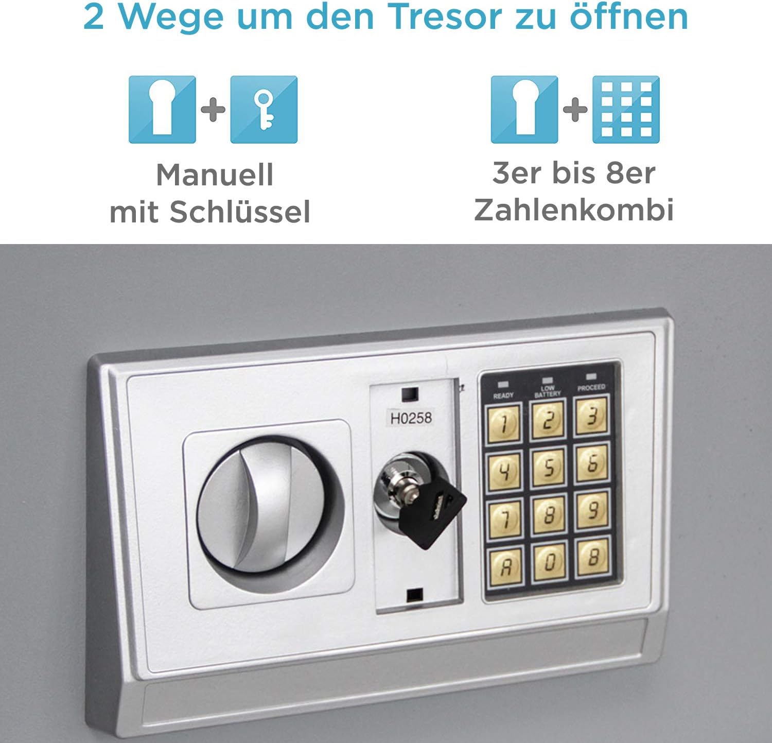 Compact electronic digital safe