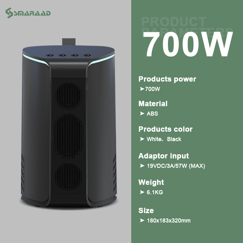 Philips 700W SKA700T Outdoor Power Station & Portable Solar Generator with Bluetooth Speakers
