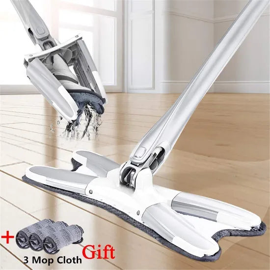 X-Type Self-Wringing Microfiber Mop