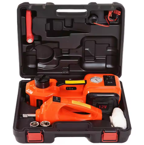 12V Electric Car Hydraulic Floor Jack & Impact Wrench Kit