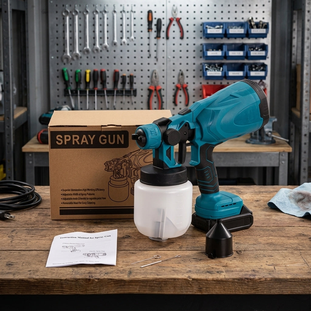 Cordless Electric Paint Spray Gun Set