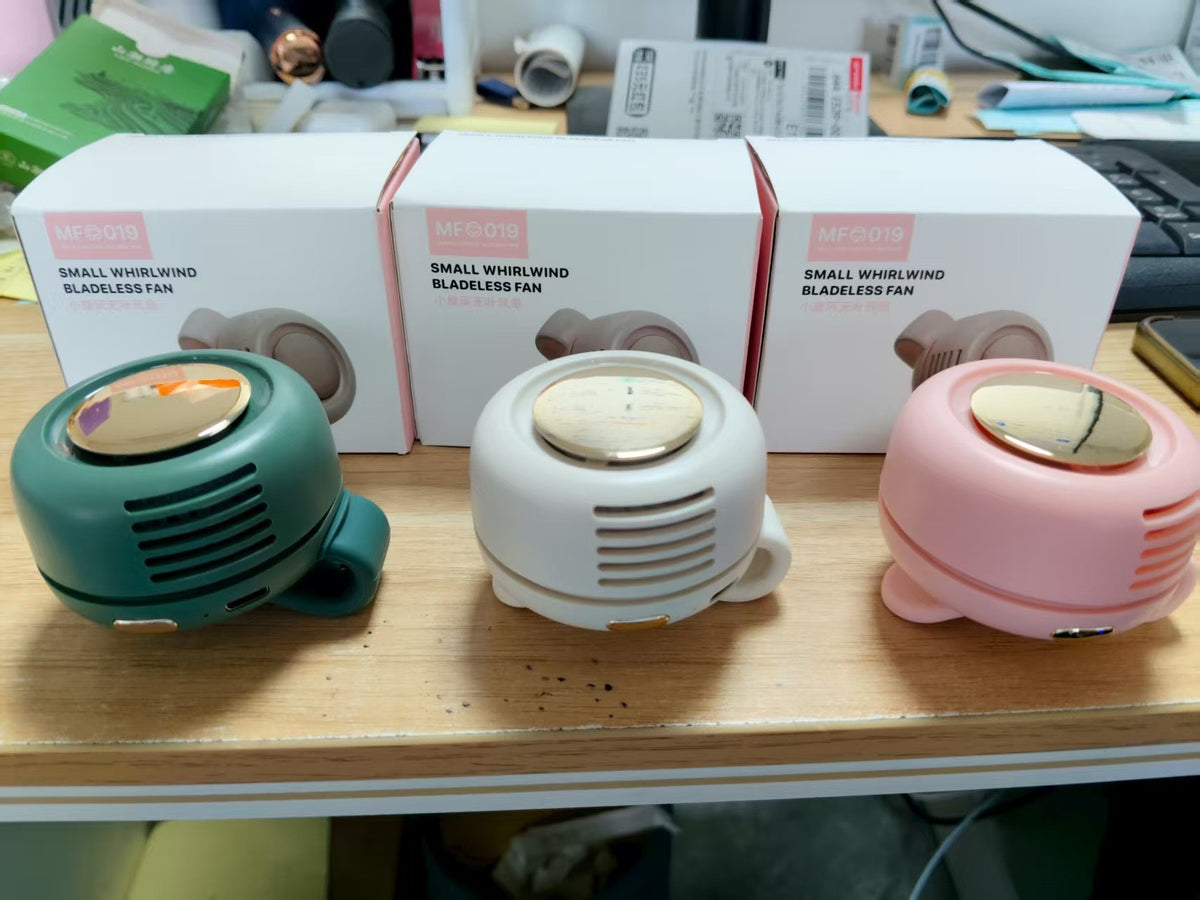 Portable Clip-On Wearable Personal Cooling Fan with Thermal Cold Plate