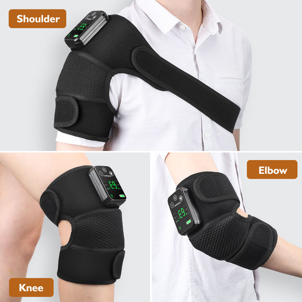 Heated & Massaging Knee Pad – Joint Pain Relief & Thermal Therapy Wrap