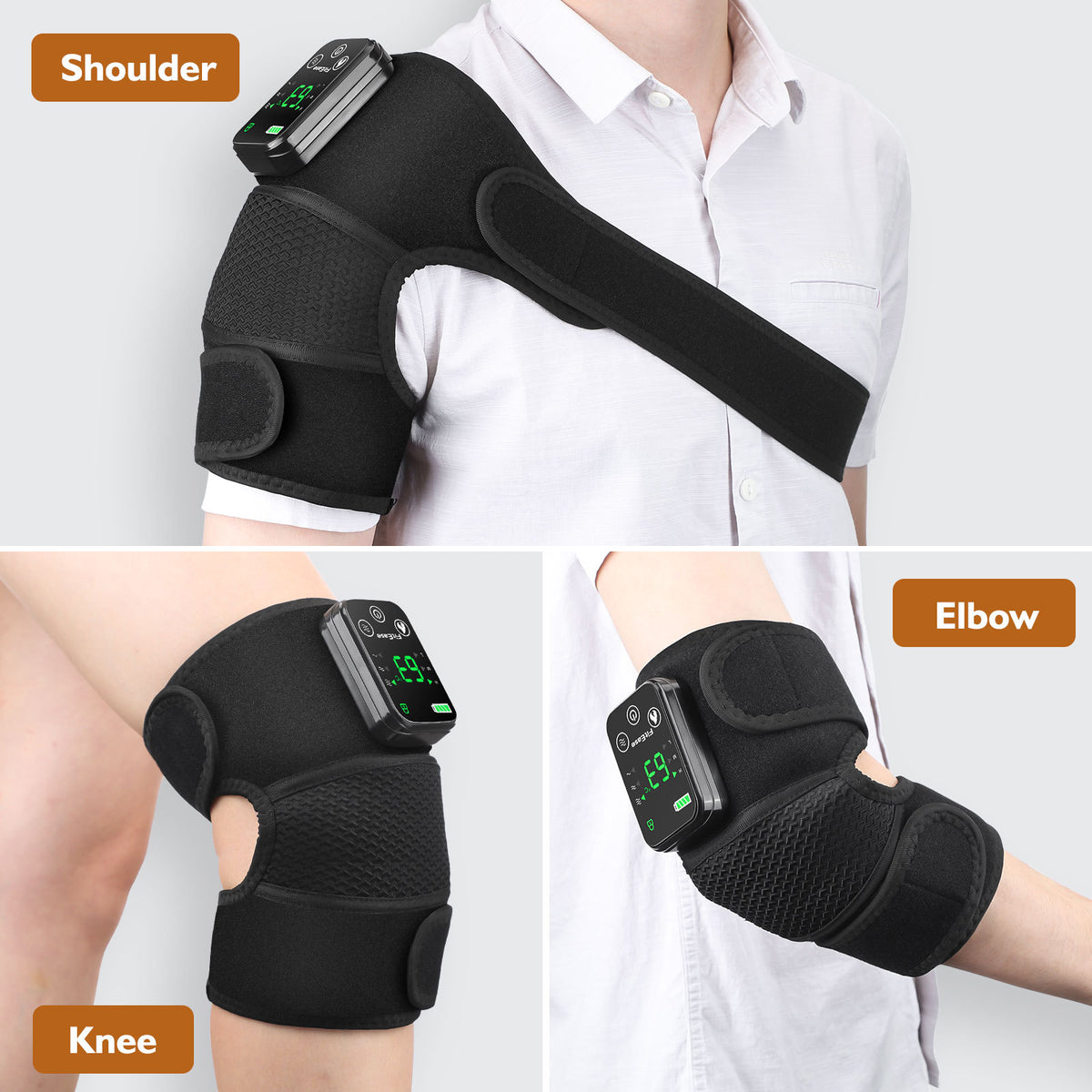 Heated & Massaging Knee Pad – Joint Pain Relief & Thermal Therapy Wrap
