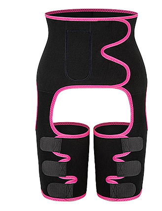 3-in-1 High-Waist & Thigh Trimmer Fitness Sweat Shaper