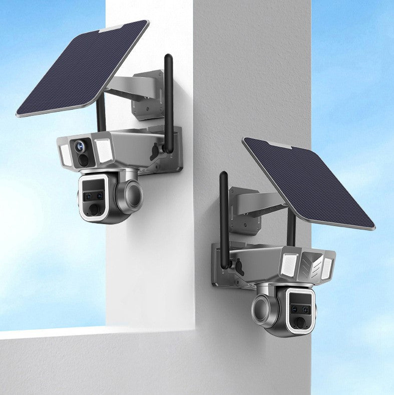 Solar-Powered 360° Security Camera: Total Peace of Mind, No Wires Required