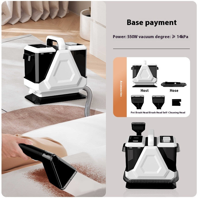 Portable carpet and upholstery spot cleaner