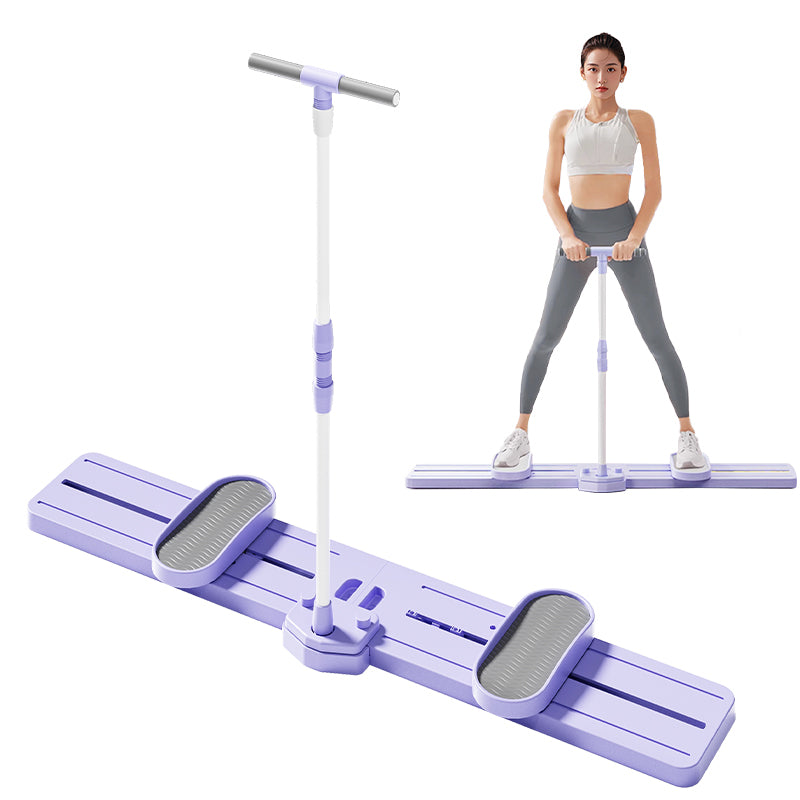 Foldable Pelvic Floor & Inner Thigh Leg Slider Machine with Handlebar