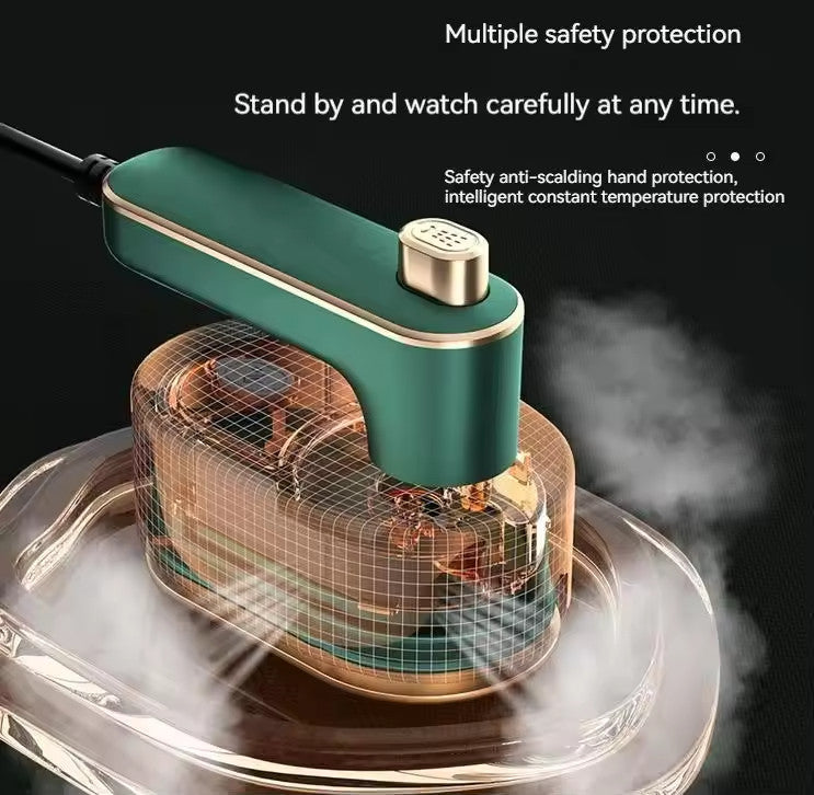 Mini Steam Iron for Clothes - Portable Compact Travel Size Steamer of 180° Rotatable Micro Steam Iron Small Handheldfor Dry & Wet Ironing Home Travel...MULTI-Color