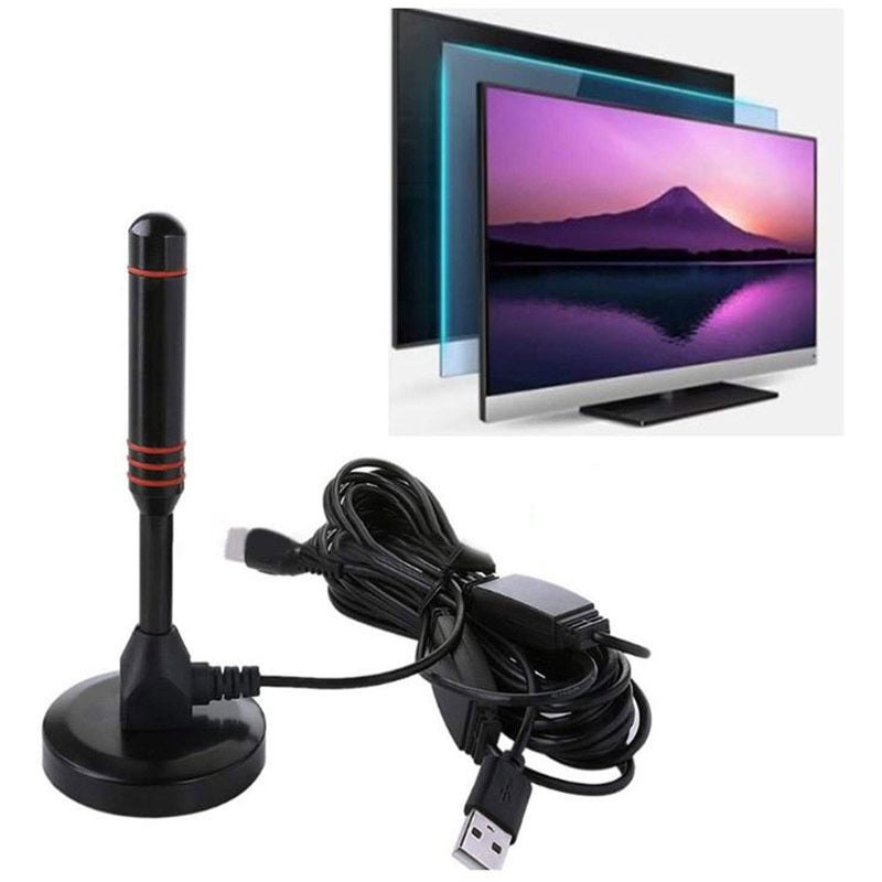HD Digital TV Antenna with Magnetic Base & Signal Booster