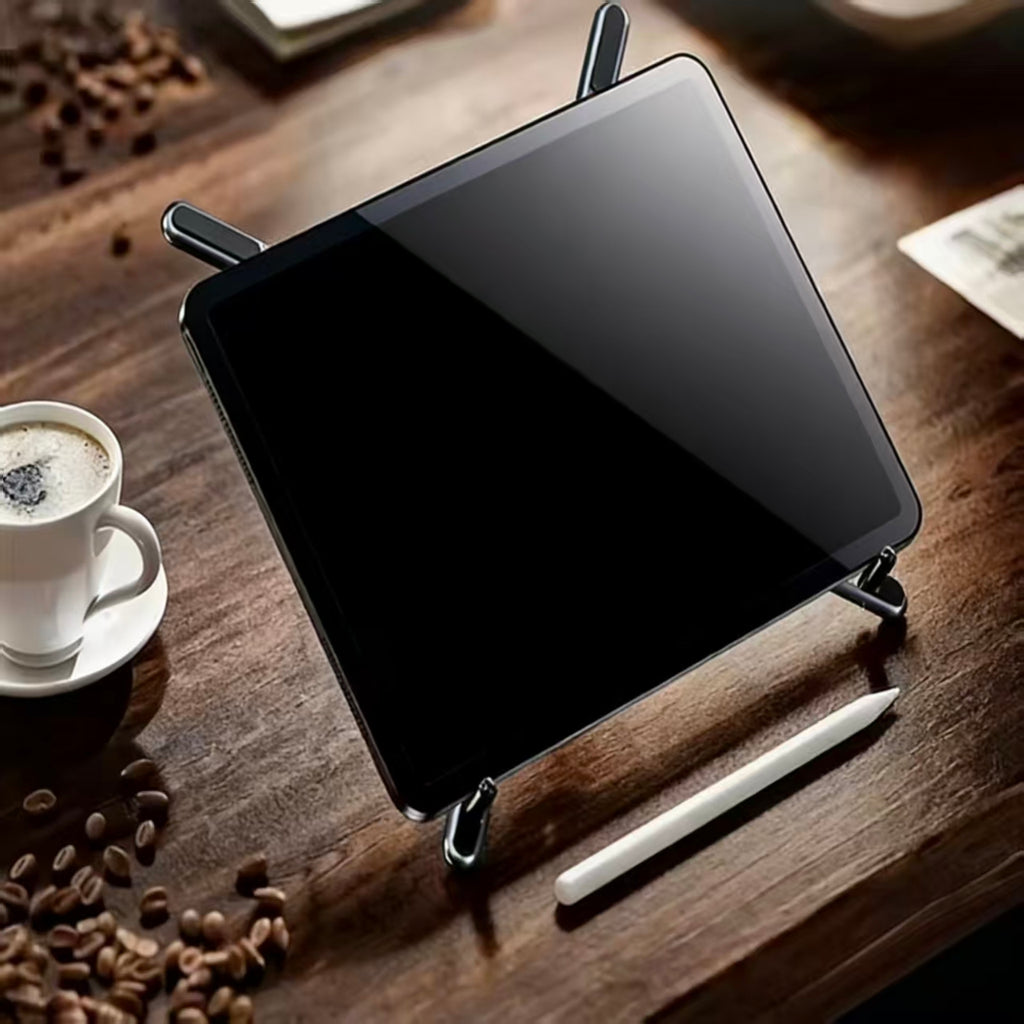 Magnetic Laptop Phone Mount & Dual-Screen Stand – Portable Side-Mount Holder