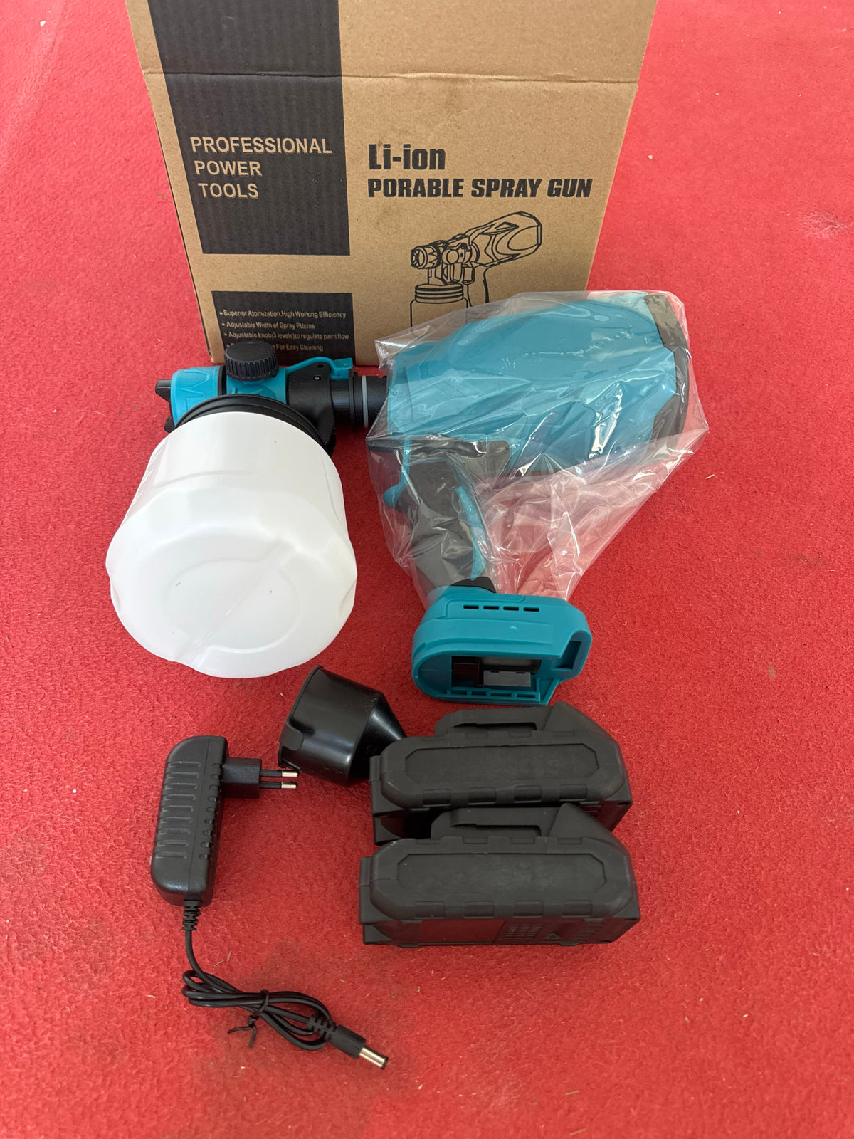 Cordless Electric Paint Spray Gun Set