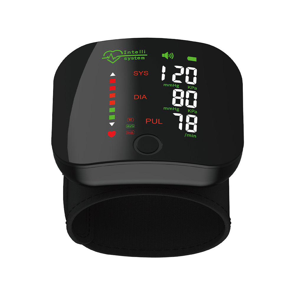 Digital Wrist Blood Pressure Monitor & Heart Rate Tracker