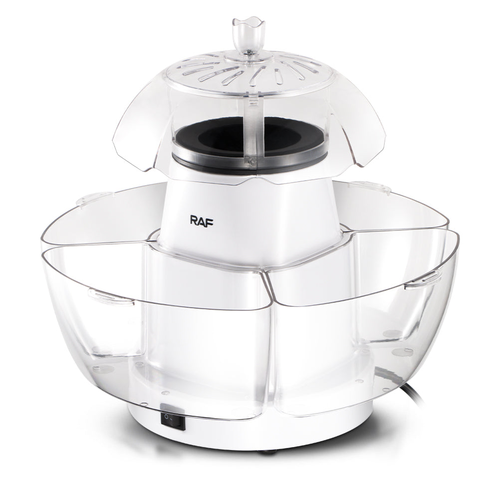 RAF 1200W Electric Hot Air Popcorn Maker with Serving Bowls