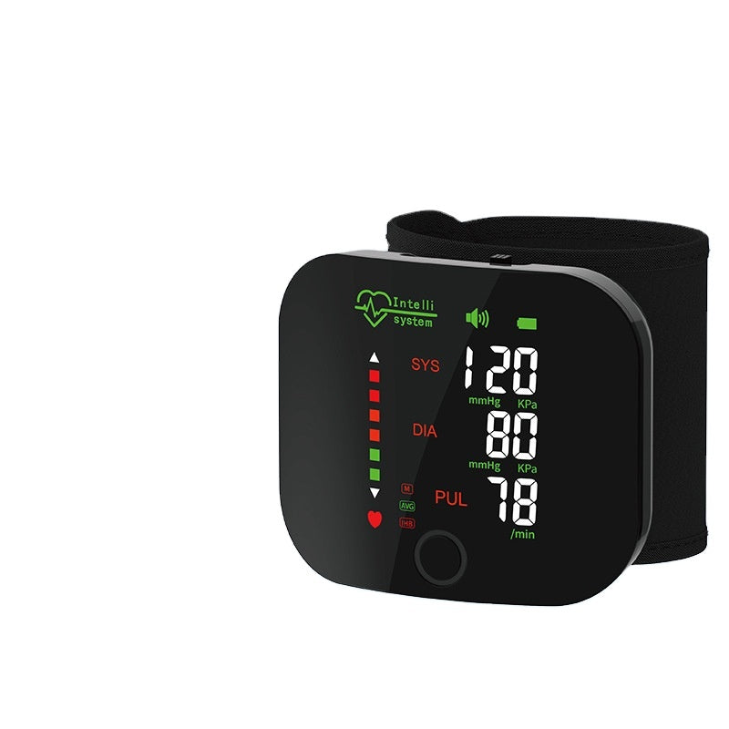 Digital Wrist Blood Pressure Monitor & Heart Rate Tracker