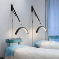 Wall-Mounted Half-Moon LED Esthetician & Lash Light