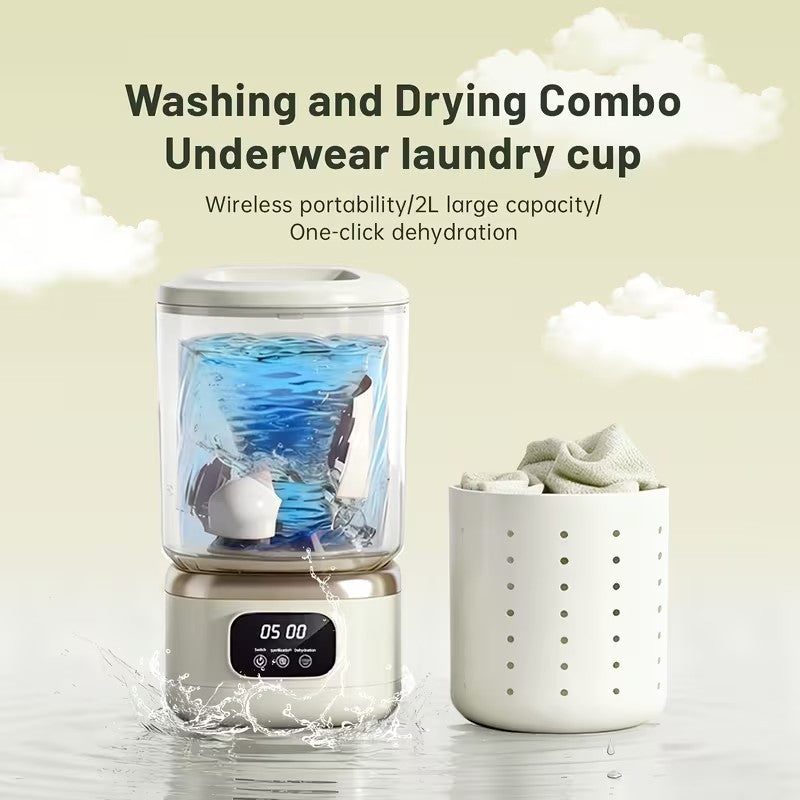Docoss Wireless Mini Charging Wash-in-One Washing Machine