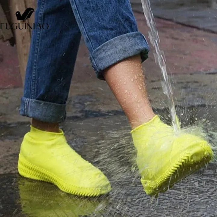 Reusable Waterproof Silicone Shoe Covers & Rain Protectors