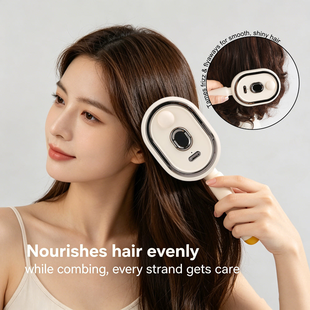Electric Self-Cleaning Pet Hair Remover & Grooming Brush