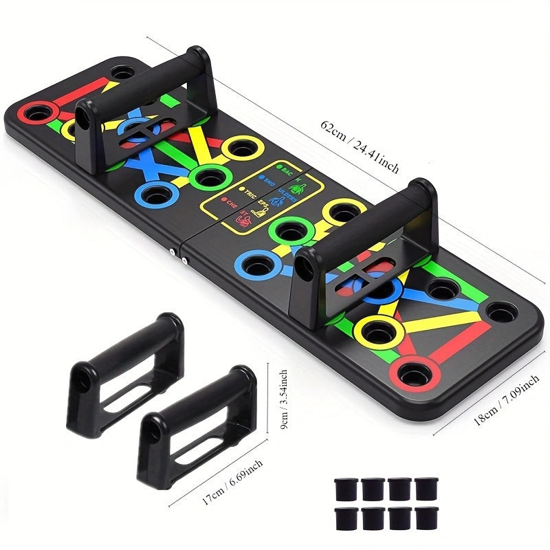 Multi-Function 9-in-1 Push-Up Board & Fitness System – Portable Strength Training Gear