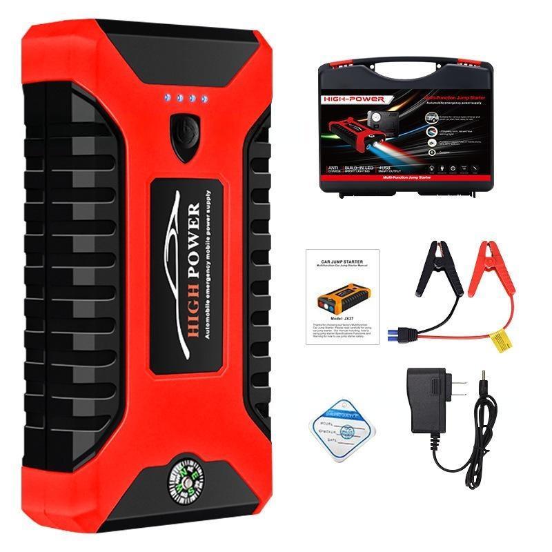 Multi-Function High-Power Portable Car Jump Starter & Power Bank Kit