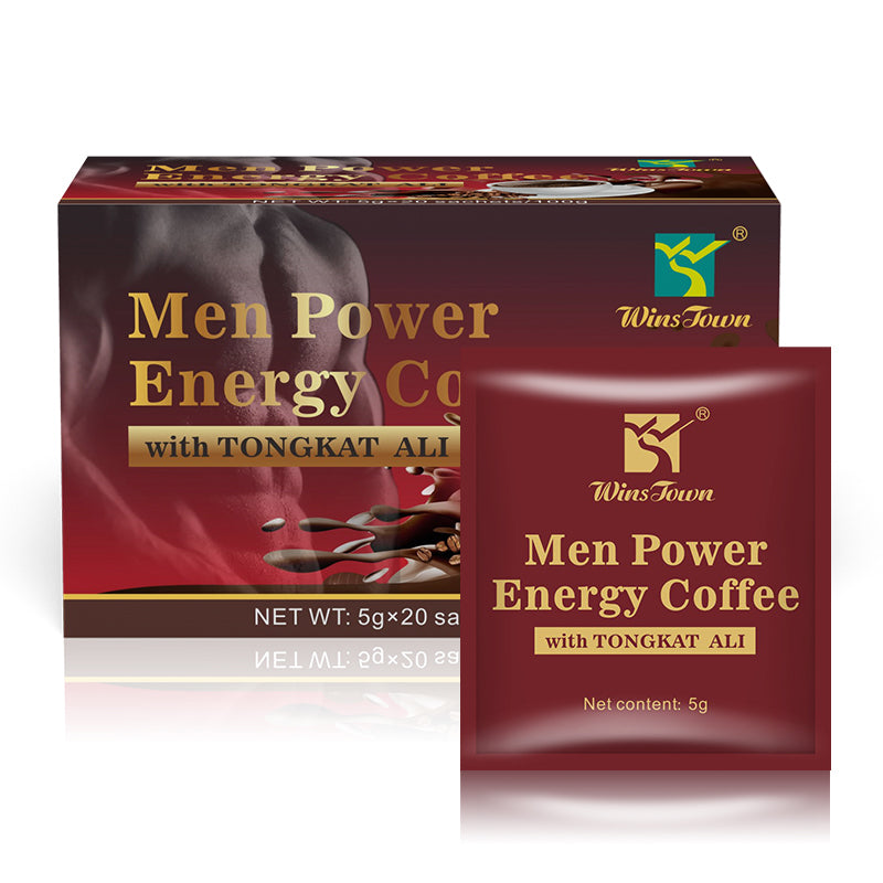 WinsTown Men Power Energy Coffee with Tongkat Ali