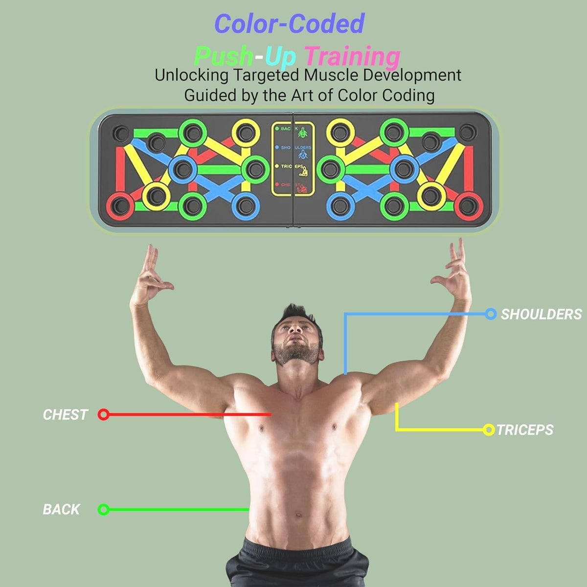 Multi-Function 9-in-1 Push-Up Board & Fitness System – Portable Strength Training Gear